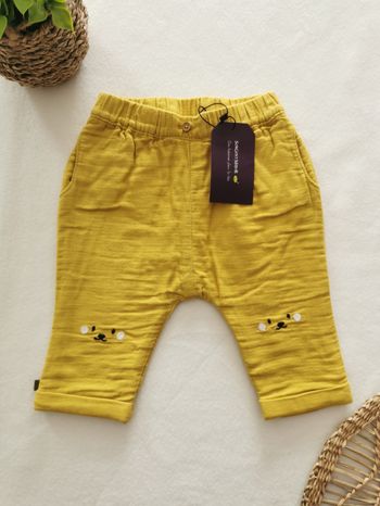 Pantalon coupe sarouel jaune moutarde Sergent Major 9 Mois