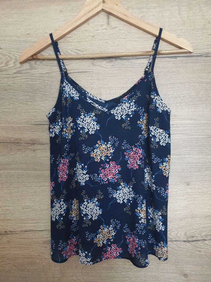 Top blouse fleurie atmosphère - photo numéro 2