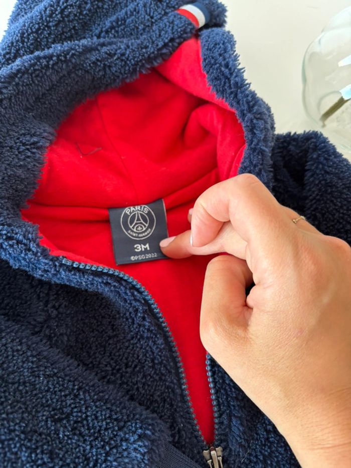 Combinaison pilote PSG 3 mois - photo numéro 3