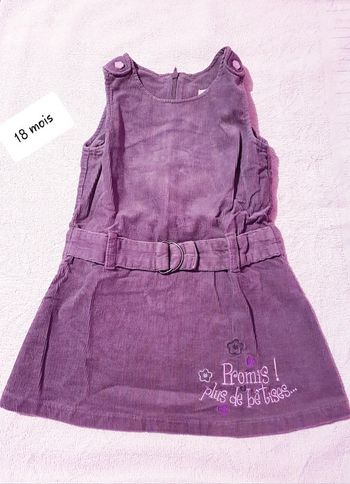 Robe velour kimbaloo 18 mois