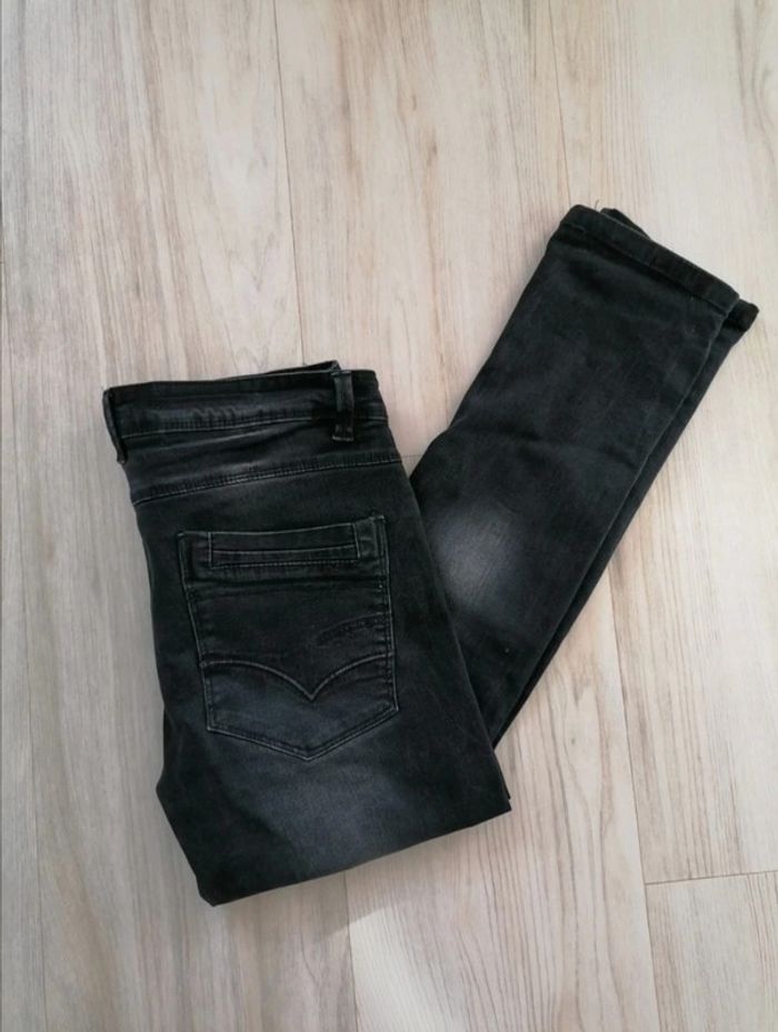 Jolie jeans skinny noir taille M - photo numéro 2