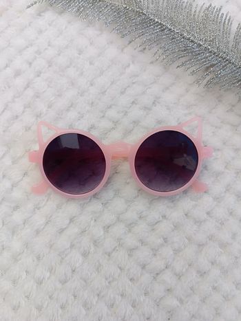 🔸 Lunettes Chat Rose Fille🔸