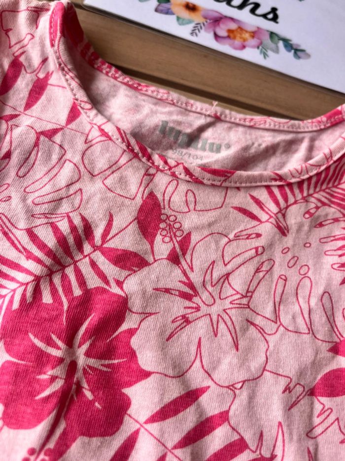 Robe en coton fleurie lupilu 4 ans - photo numéro 2