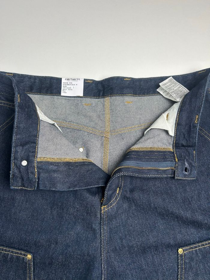 Carhartt WIP nash double Knee pant blue rinsed taille M neuf - photo numéro 8