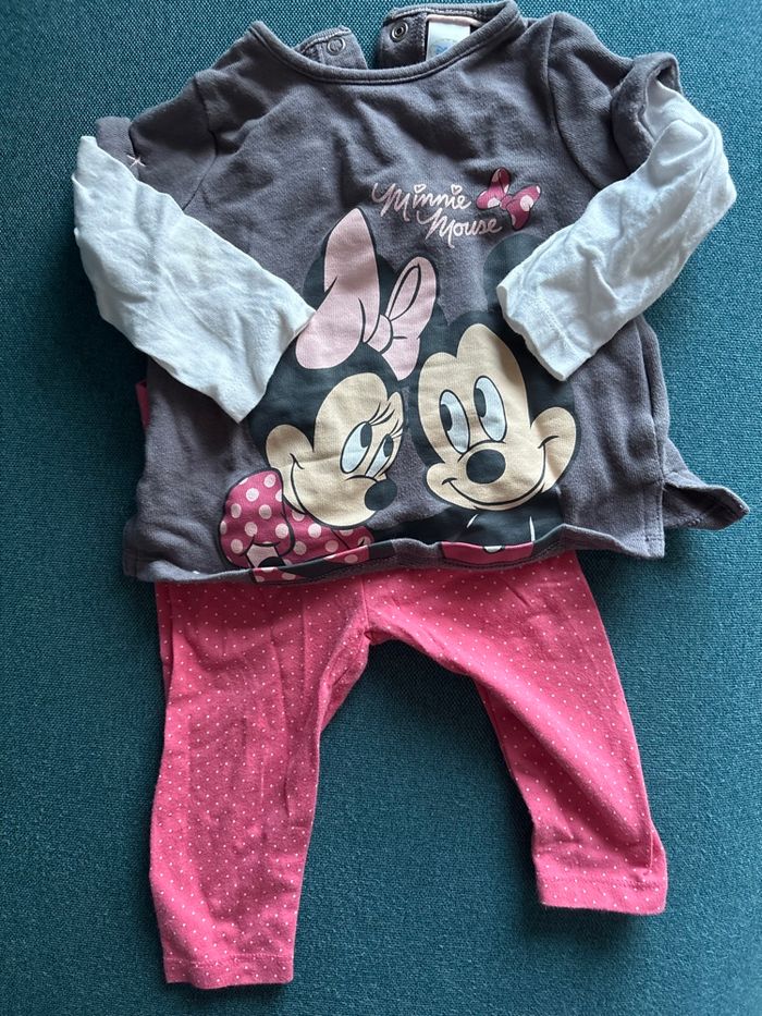 Ensemble Minnie et Mickey 6 mois