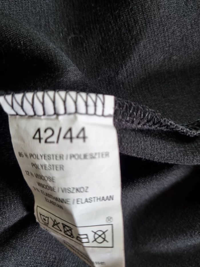 Tunique ou mini-robe noir imprimée - photo numéro 6