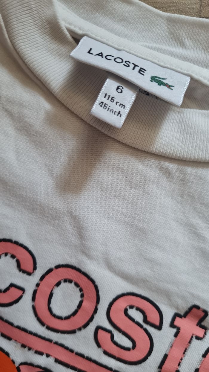 T-shirt lacoste - photo numéro 5