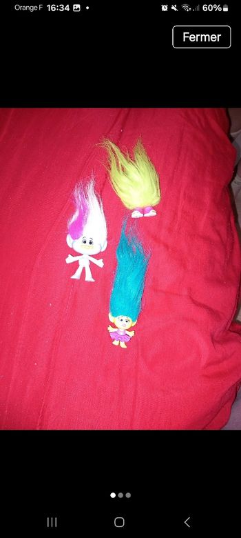 Lot de 3 trolls 