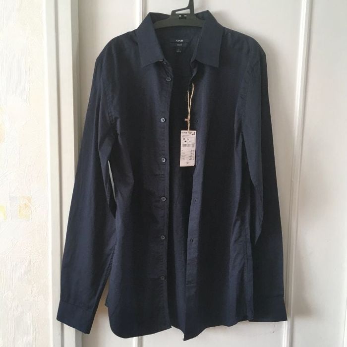 Chemise manches longues unie