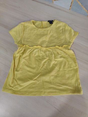 T shirt jaune Kiabi 18 mois