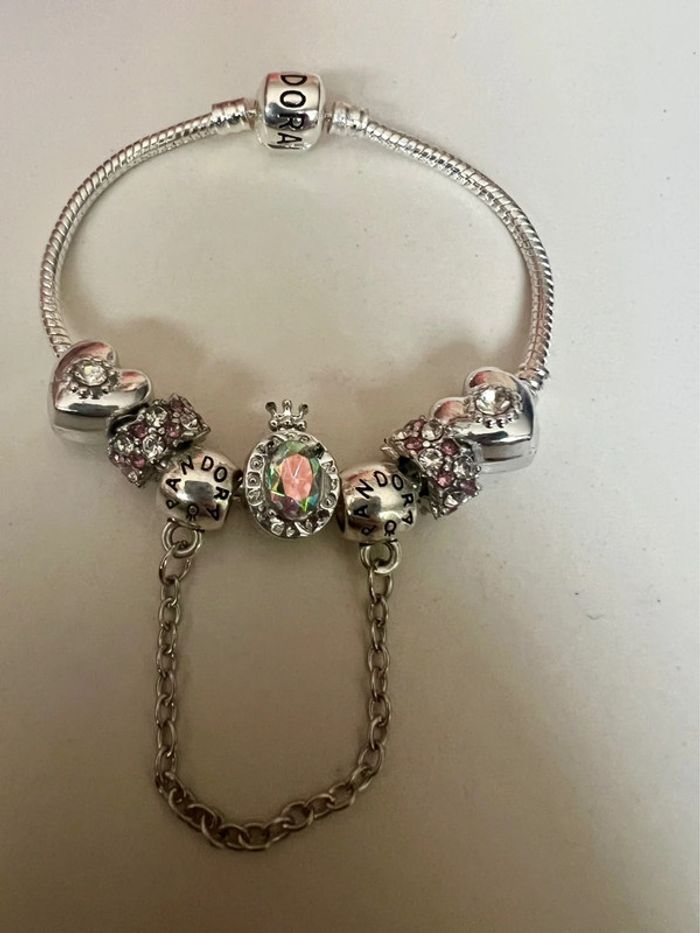 Bracelet + charms type Pandora - photo numéro 2