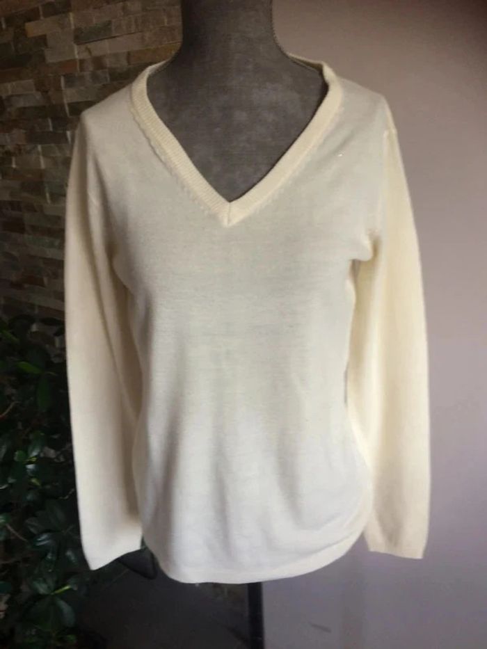 Pull écru 38