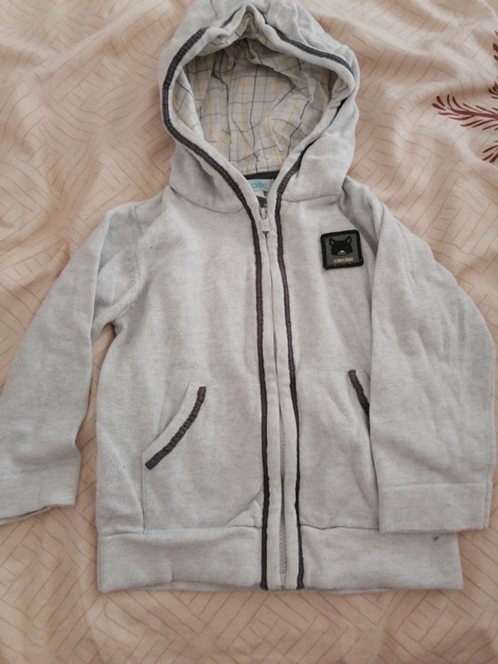 Gilet Obaïbi gris