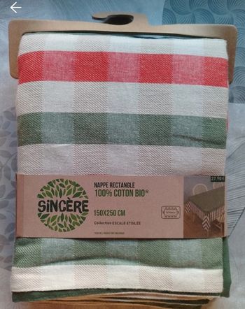 Nappe rectangulaire neuf