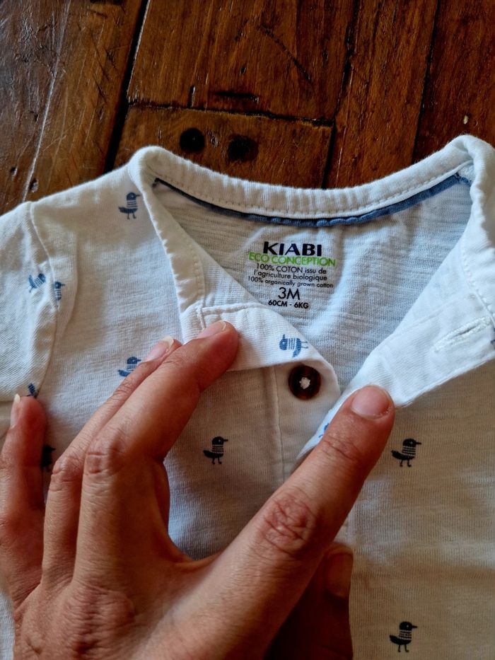 T-shirt manches courtes Kiabi 3 mois - photo numéro 2