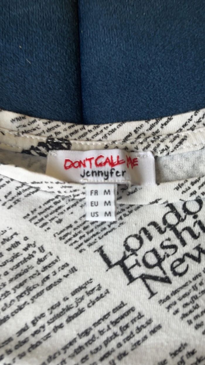 Tshir style journal taille M - photo numéro 2