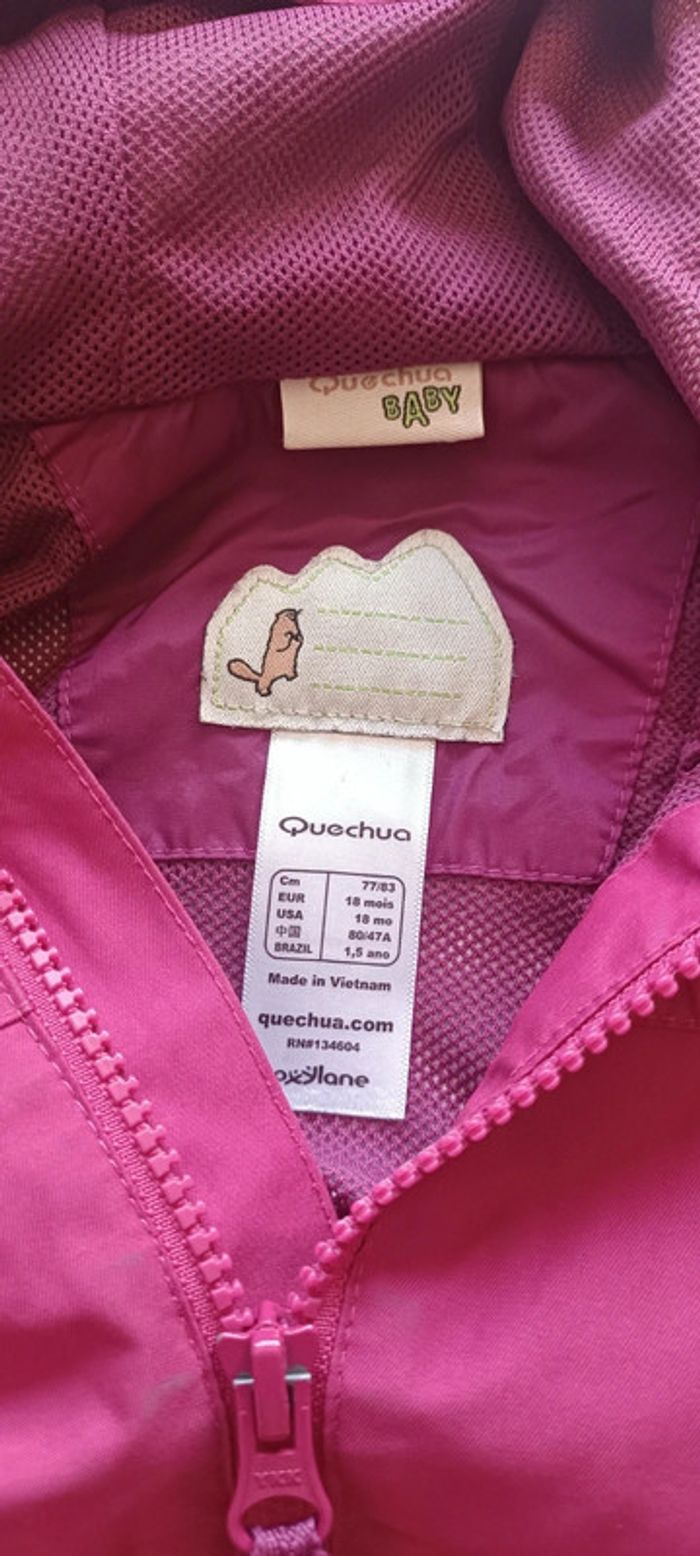 Veste imperméable 18mois - photo numéro 3