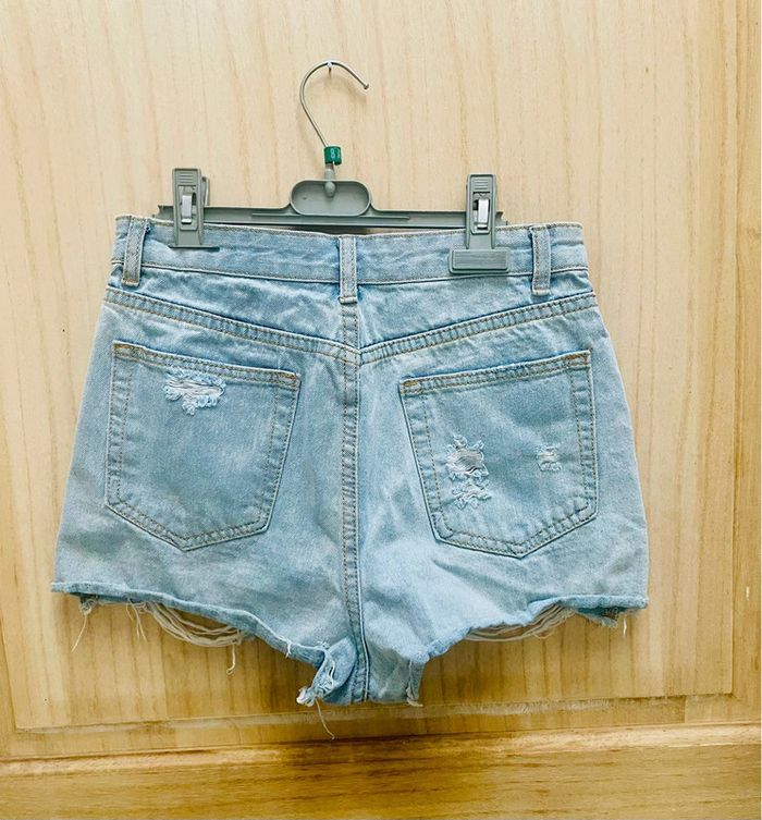 Short en jean déchiré taille haute - Shein - Taille S - photo numéro 4