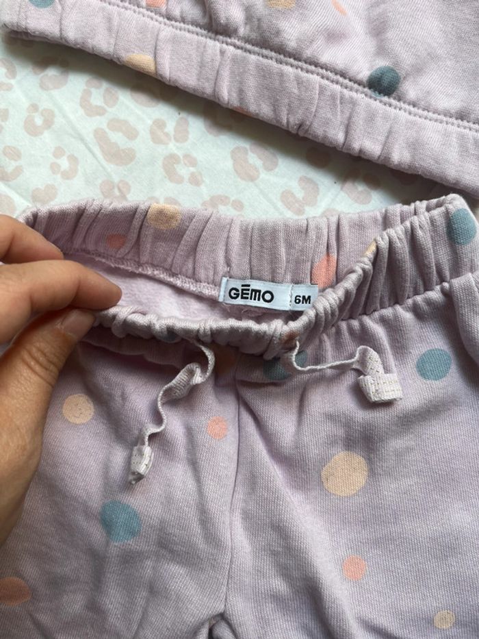 Ensemble sweat et jogging Lila 6 mois Gemo - photo numéro 3