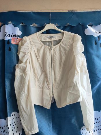 Veste fine d'été printemps en crème