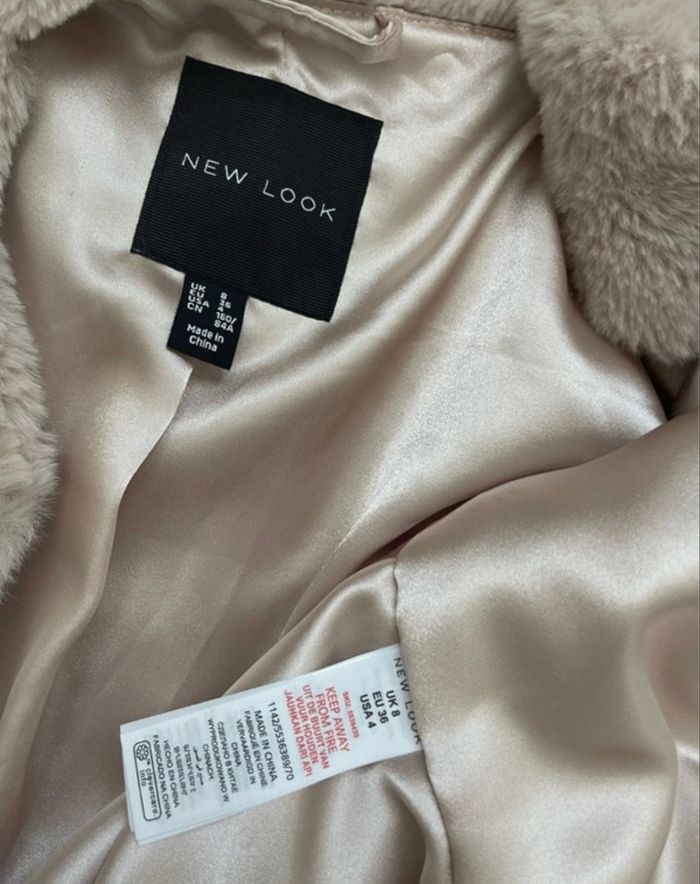 Manteaux fausse fourrure rose vieux  New Look - photo numéro 5