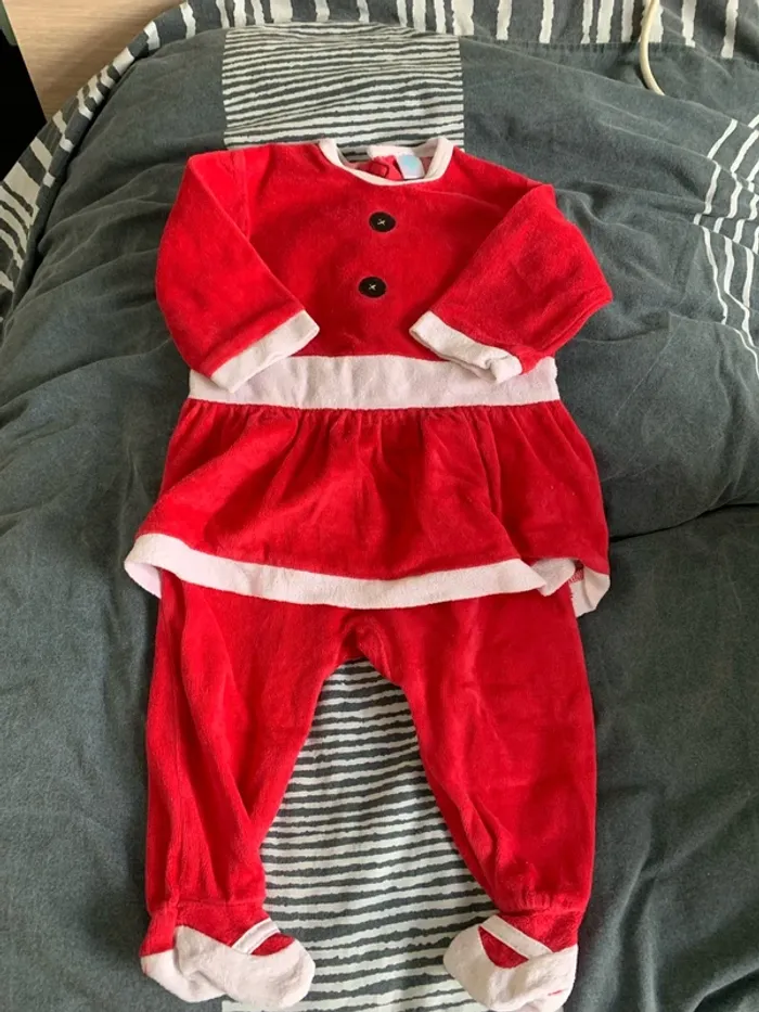 Pyjama mère Noël fille