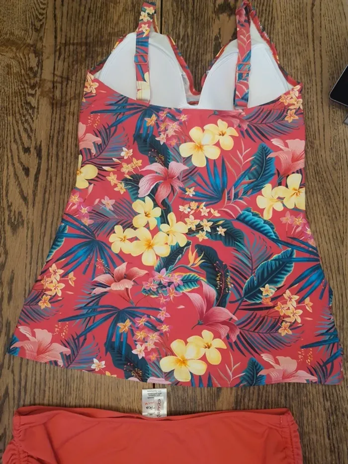 Magnifique Tankini et slip Paprika fr 44 taille 1 - photo numéro 9