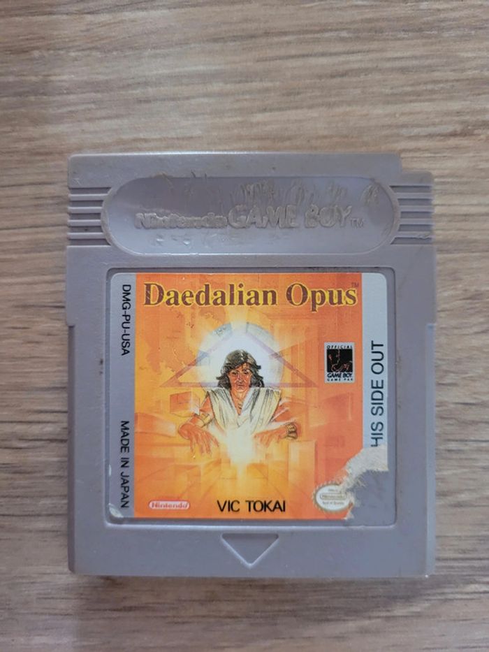 Vends jeux game boy daedalian opus