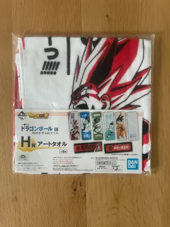Dragon Ball – Serviette Son Goku SSJ Ichiban Kuji Chikyuu o Mamoru Senshitachi 60 x 21 cm