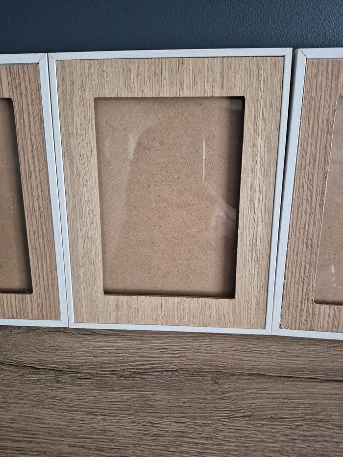 Lot de 3 cadres en bois - photo numéro 2