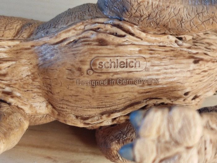 Schleich Edmontosaure Figurine dinosaure beige et bleu - photo numéro 5