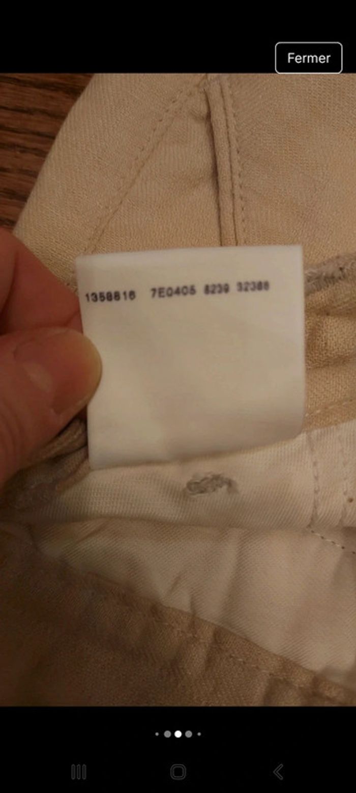 Mini jupe Beige Lee taille S - photo numéro 7