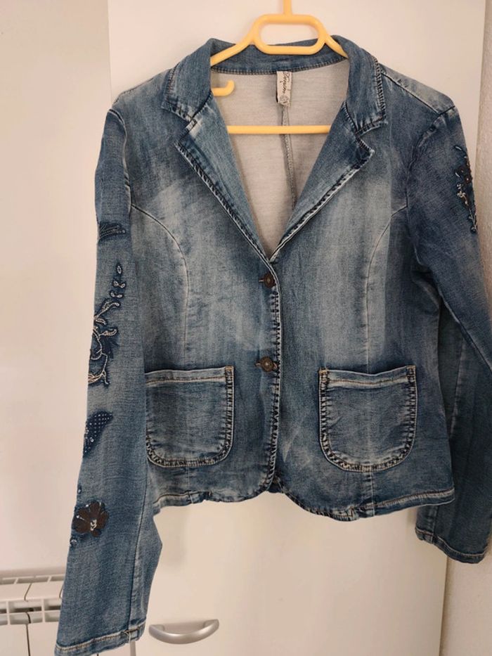 Veste Jean souple