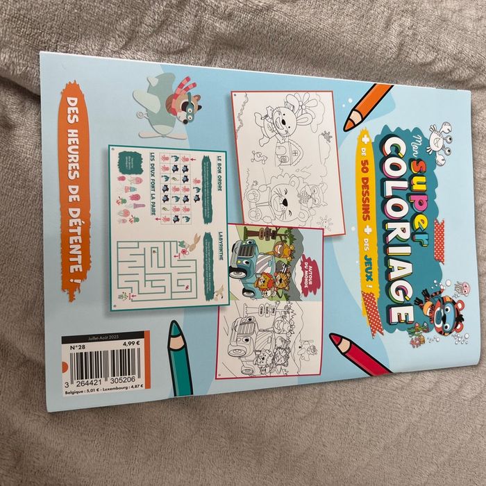 Livre de coloriage pour 3 ans et plus - photo numéro 2
