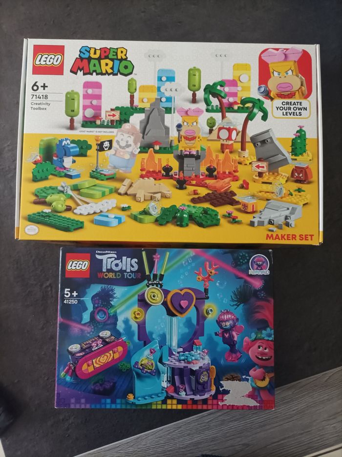 Lot Lego Super Mario et Troll World Tour