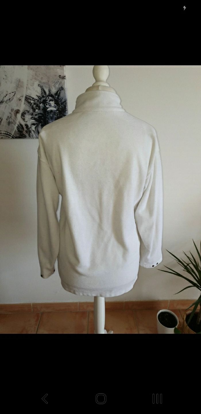 Polaire blanche mixte - photo numéro 3