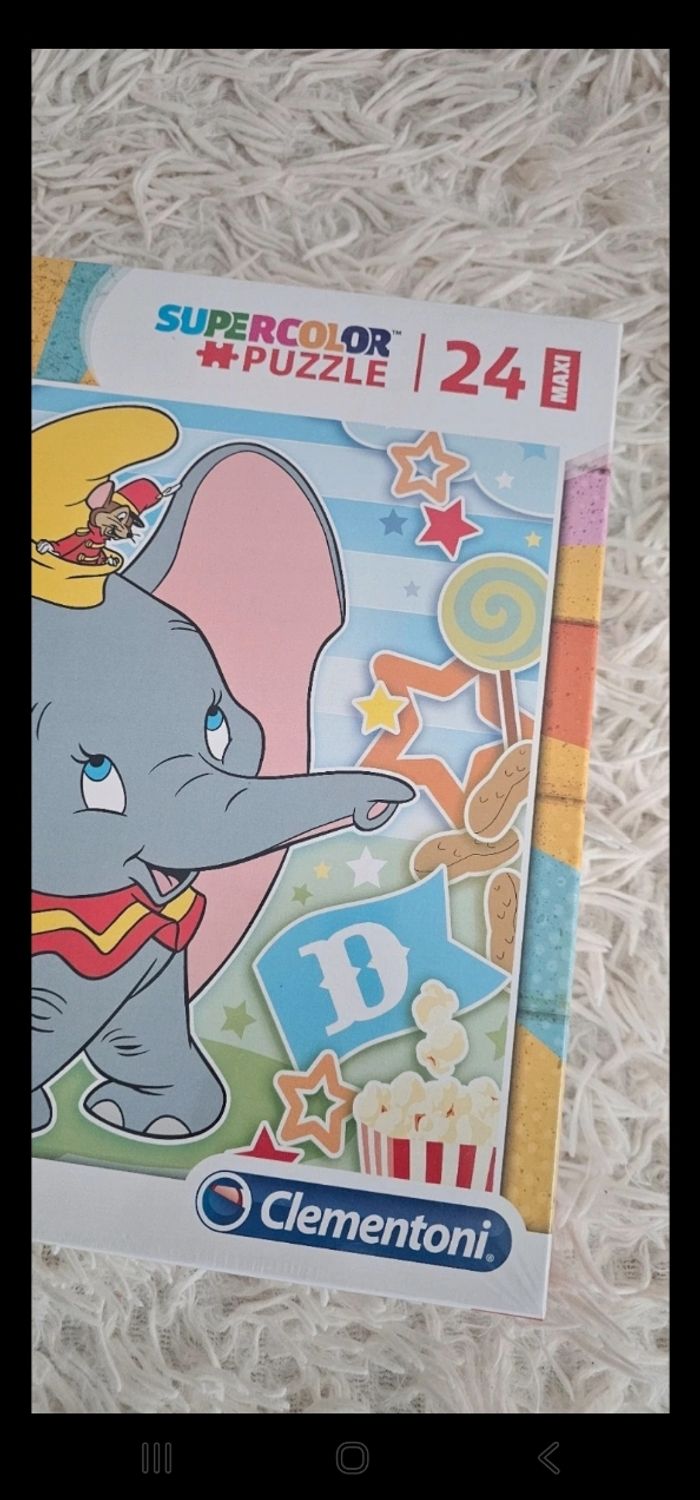 Maxi Puzzle Dumbo Disney 24 pièces 3 ans Neuf. - photo numéro 4