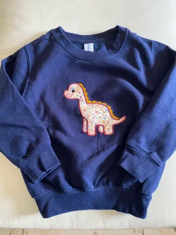 Sweat dinosaure liberty créatrice 4 ans
