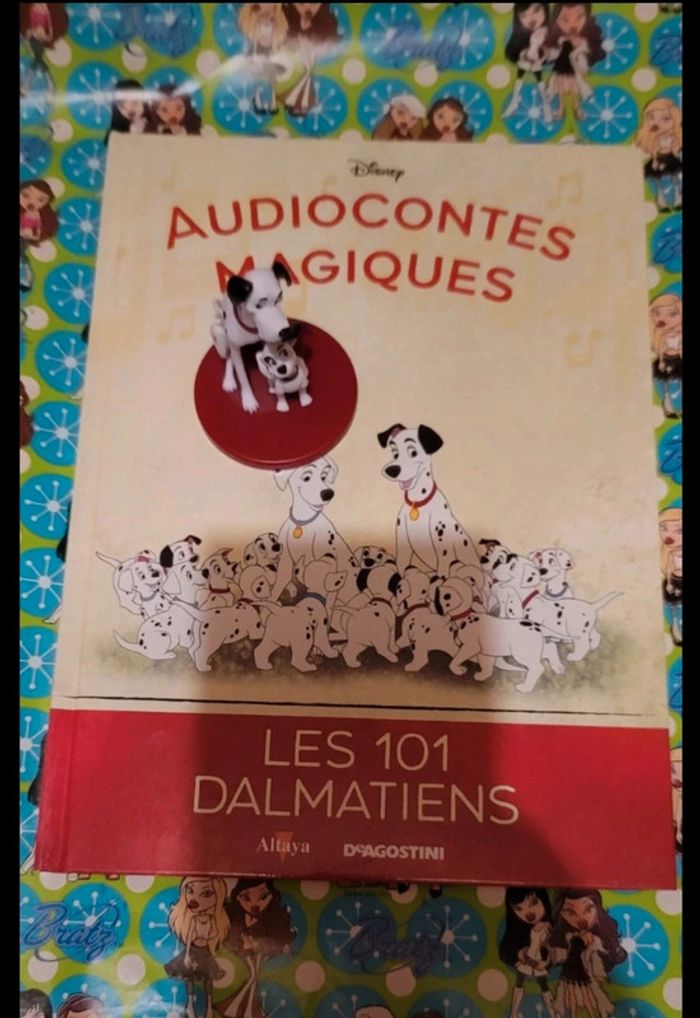 Dalmatiens1 collection audiocontes Magiques Disney Altaya audio conte magic livre & figurine