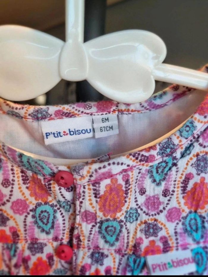 Robe été fille 6 mois p'tit bisou - photo numéro 2