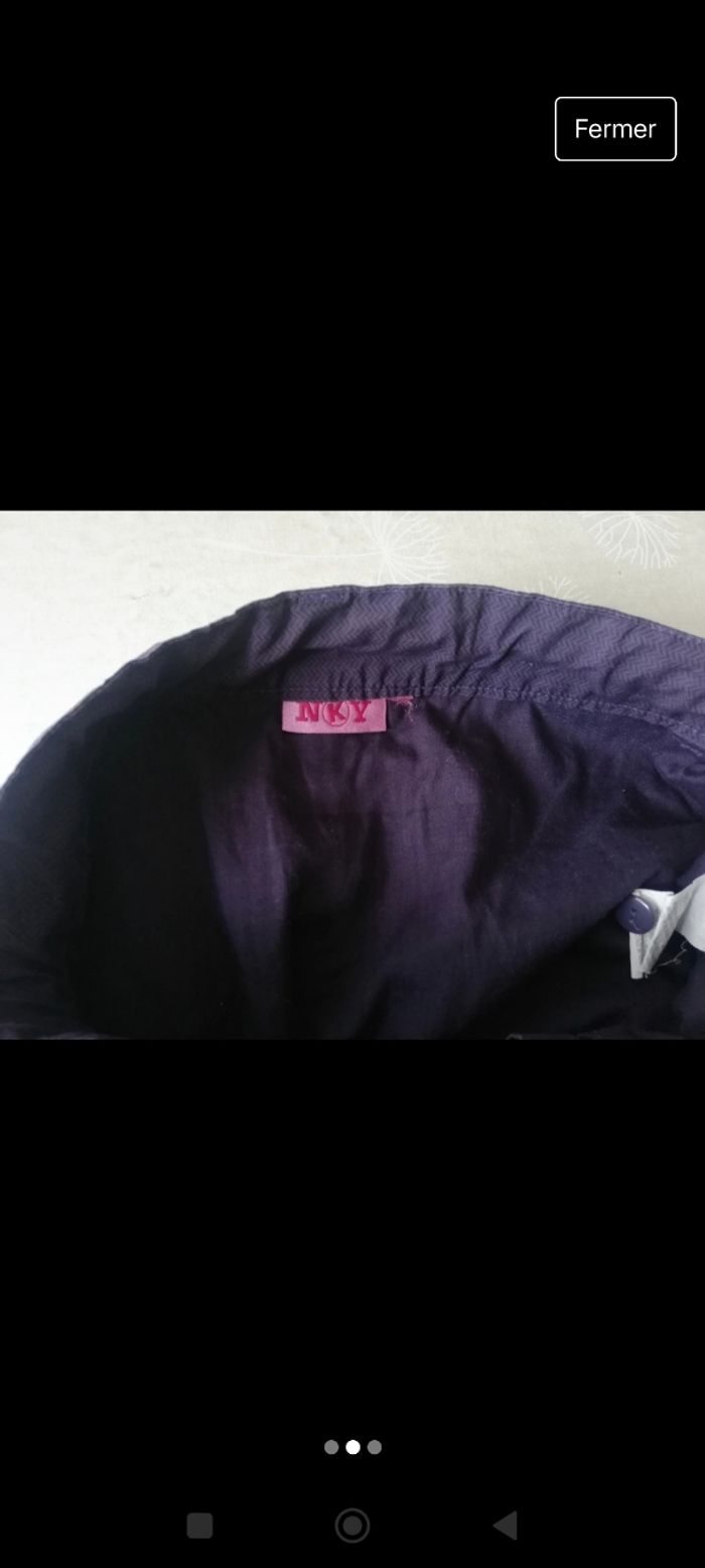 Mini jupe violette NKY 10 ans 2€ - photo numéro 2