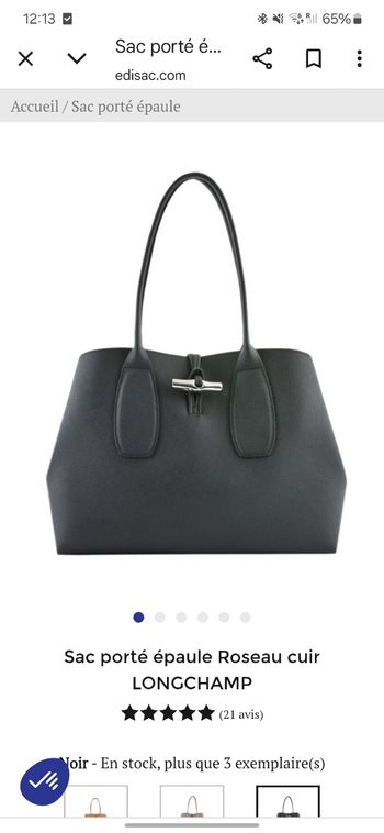 Sac Longchamp neuf