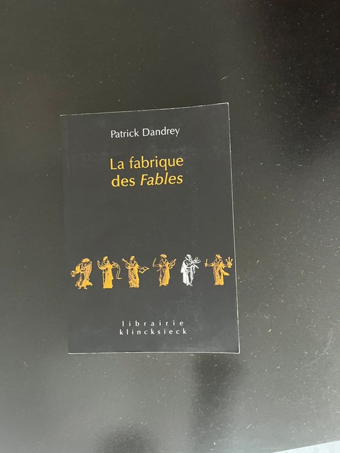 Livre La Fabrique des Fables Patrick Dandrey