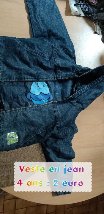 Veste en jean 4 ans