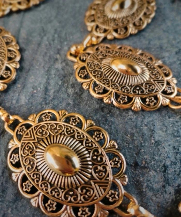 A48 ceinture chaîne de corps doré or tendance réglable - photo numéro 3