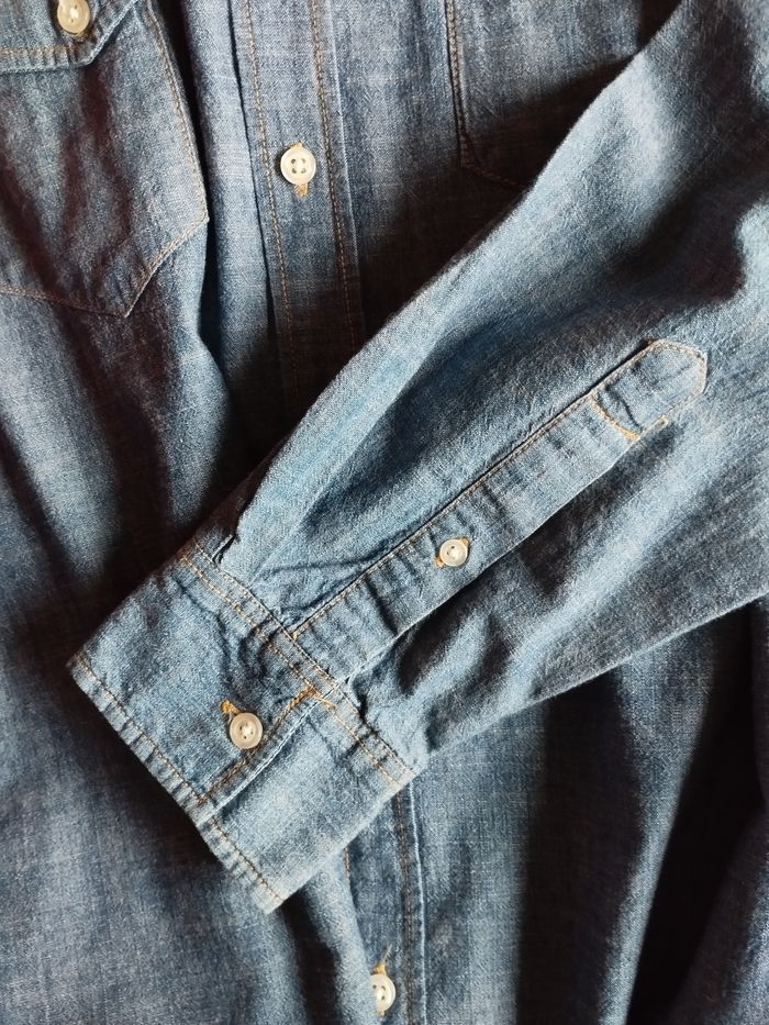 Chemise en jean Tex L - photo numéro 4