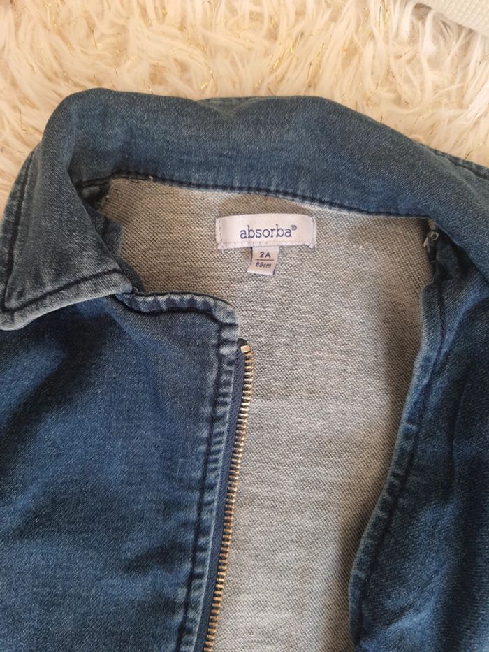 🌺 veste en jean fille 2 ans - photo numéro 3
