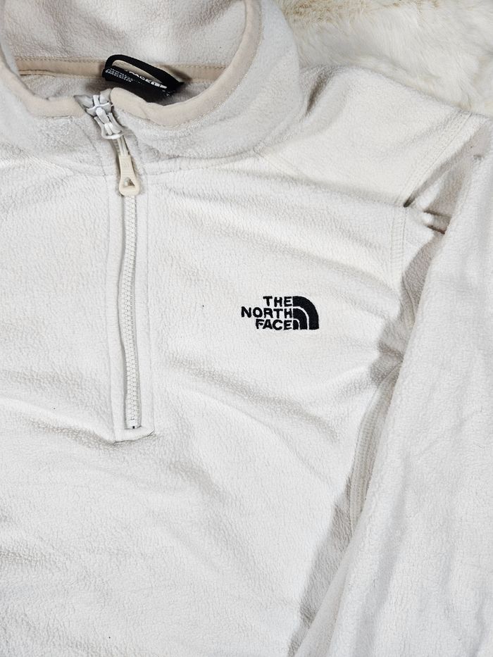 Zip Polaire The North Face Blanc - photo numéro 2