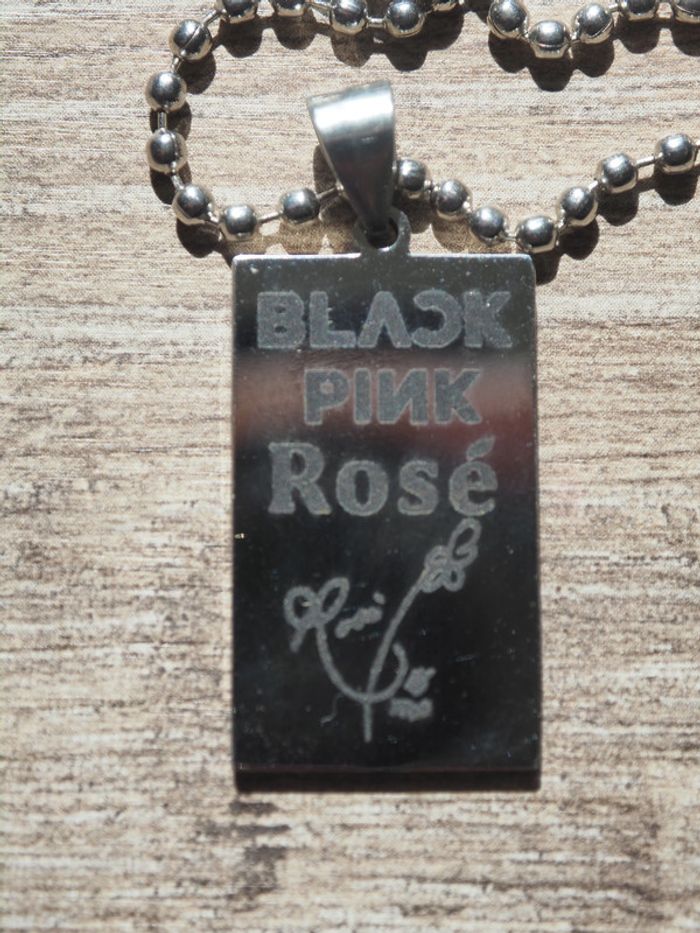 Collier Blackpink Rosé - photo numéro 3