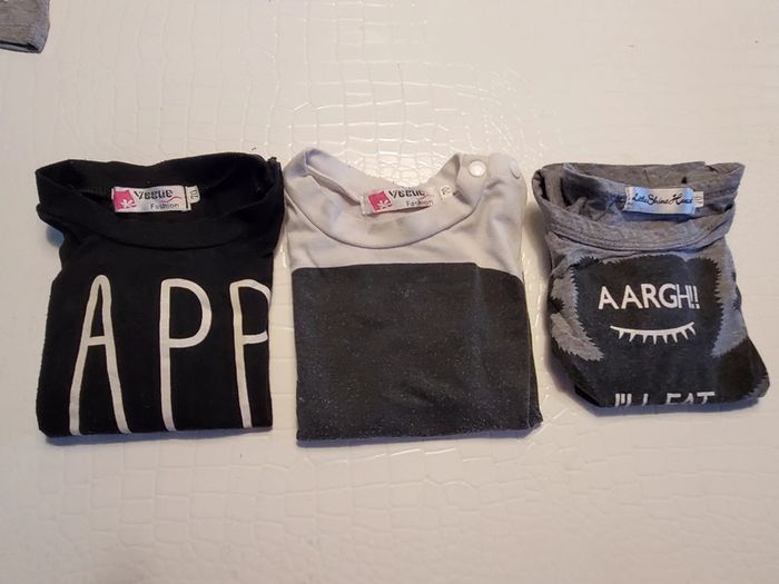 3 t-shirts MC - photo numéro 2